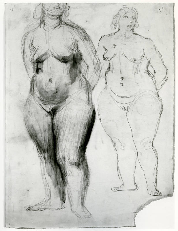 Two Standing Figures