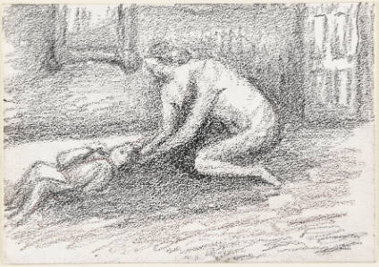 Mother and Child in an Interior