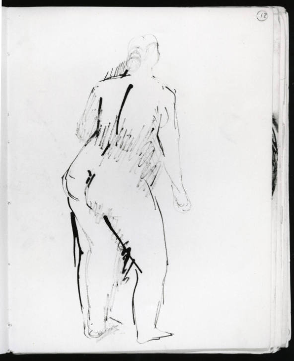 Standing Nude: Back View