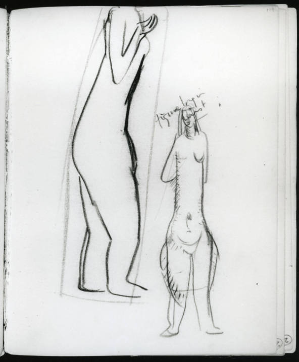 Two Standing Figures