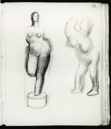 Two Standing Nudes