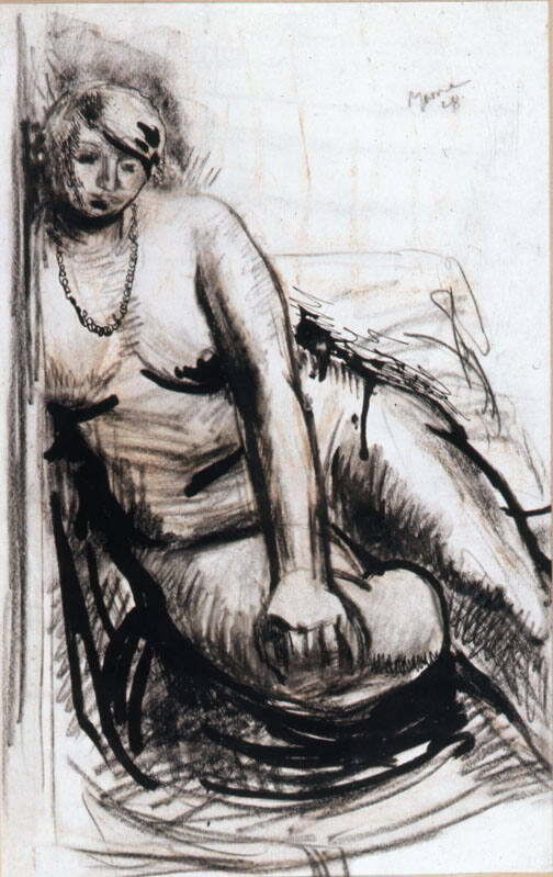 Seated Figure with Necklace