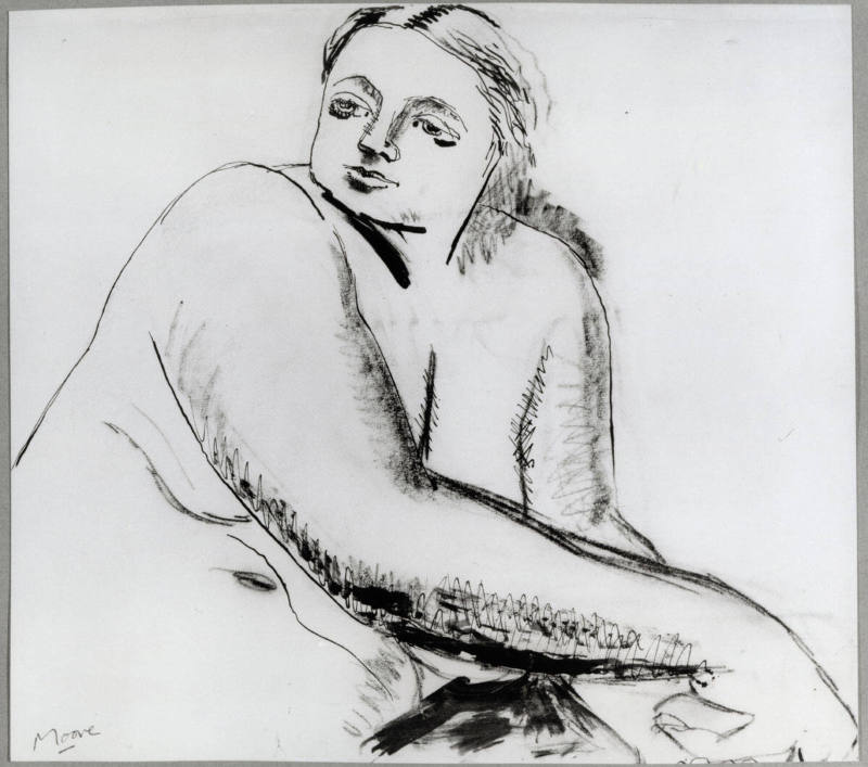 Seated Nude: Half-Figure