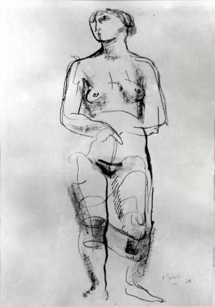 Standing Female Nude