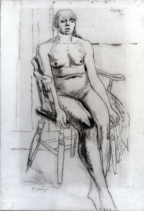 Seated Woman in Armchair