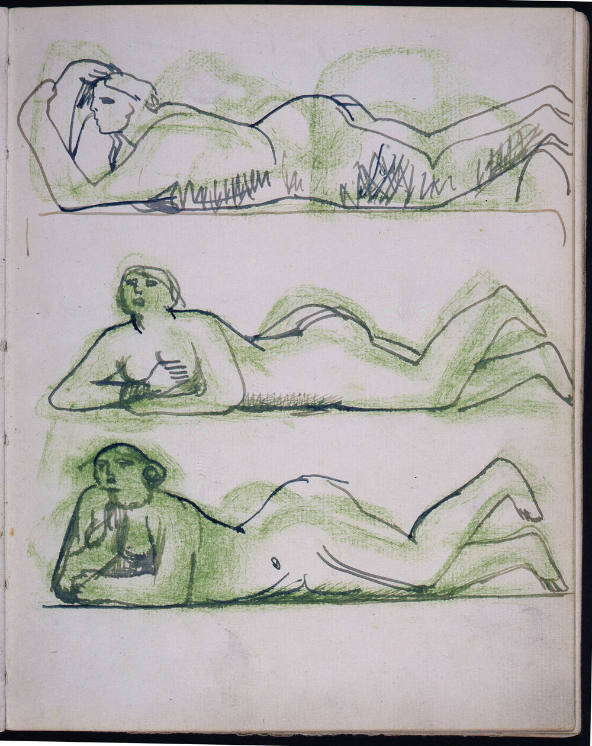 Three Reclining Figures