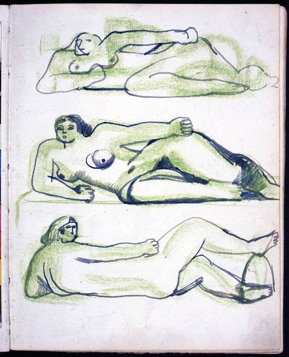 Three Reclining Figures