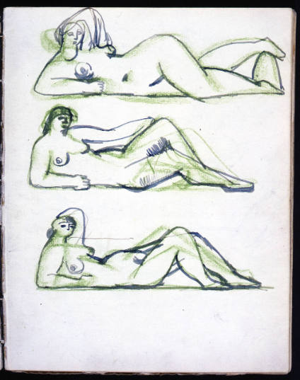 Three Reclining Figures