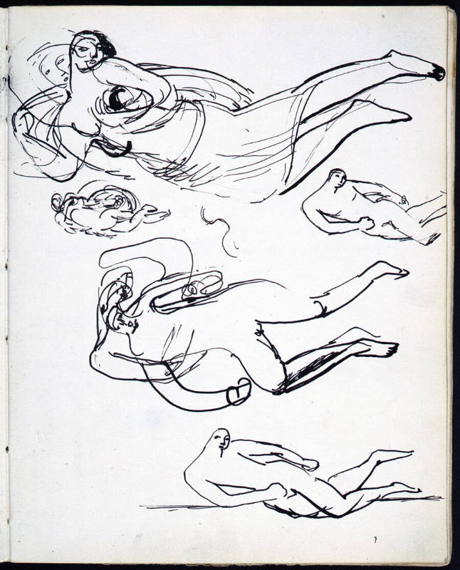 Five Flying Figures