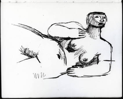 Three-Quarter Reclining Figure