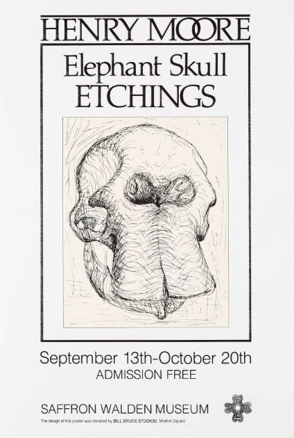 HENRY MOORE 
Elephant Skull ETCHINGS