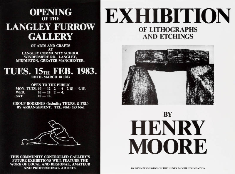 EXHIBITION OF LITHOGRAPHS AND ETCHINGS BY HENRY MOORE