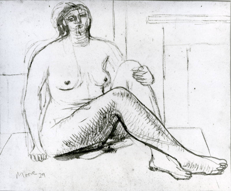 Seated Female Nude