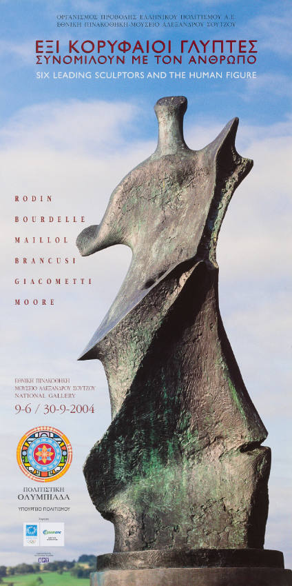 Six Leading Sculptors and the Human Figure 
Rodin Bourdelle Maillol Brancusi Giacometti Moore