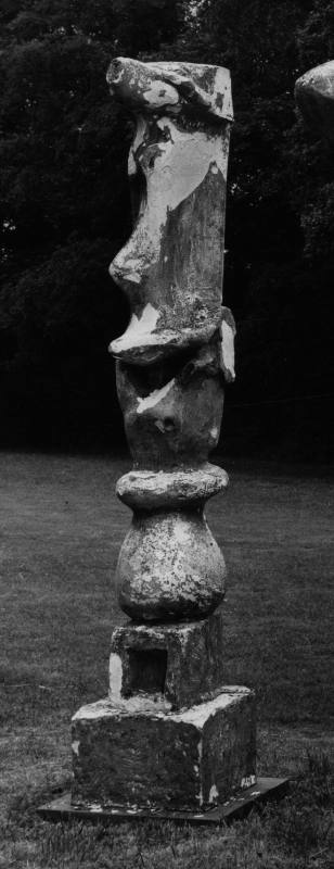 LH 379 plaster in the grounds at Perry Green, c.1964. photo: John Hedgecoe