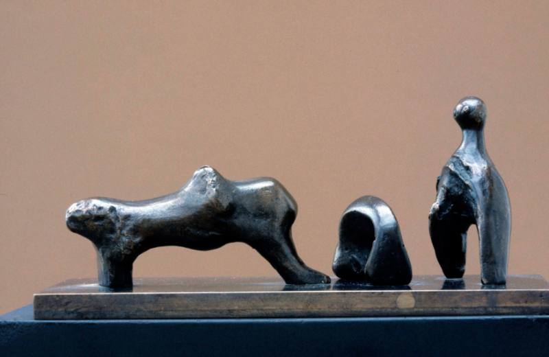 Three Piece Reclining Figure: Maquette No.4