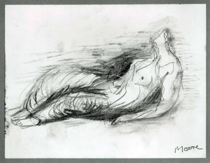 Draped Reclining Figure: Idea for Sculpture