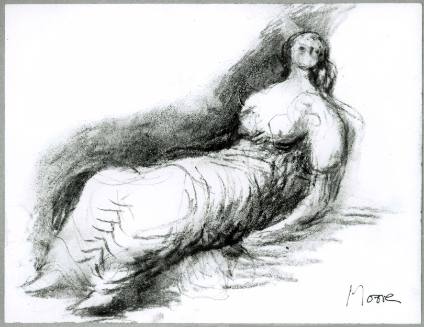 Reclining Woman: Idea for Sculpture