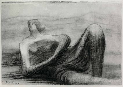 Draped Reclining Figure